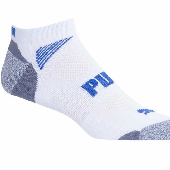 Pack Puma White Black Gray Ankle Socks Sock - Picture 3 of 7